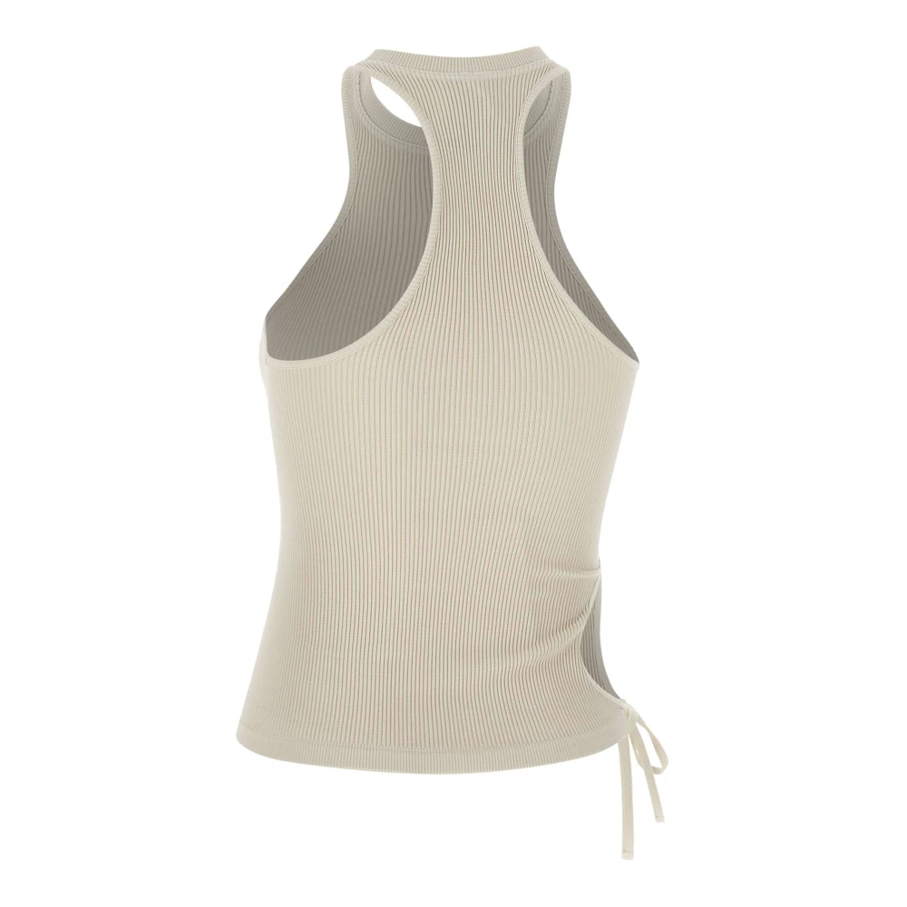 Andrea Adamo Room Halternek Jersey Top White Dames