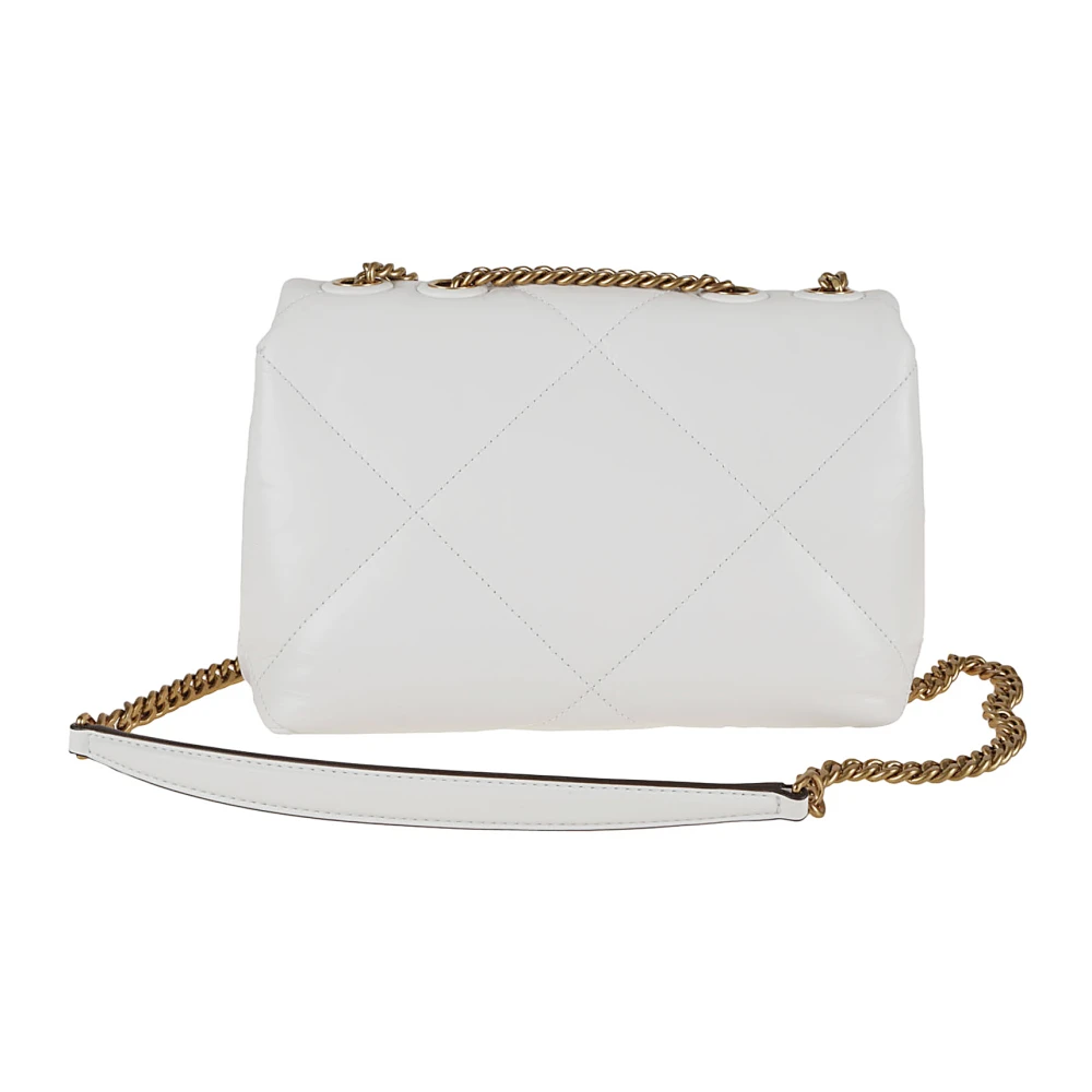 TORY BURCH Witte Crossbody Tas Diamant Quilt White Dames