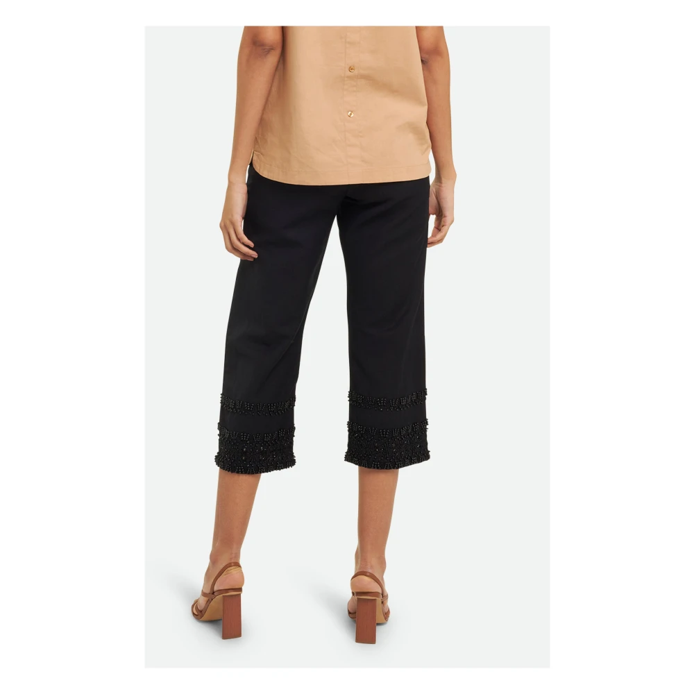 Twinset Wide Trousers Black Dames