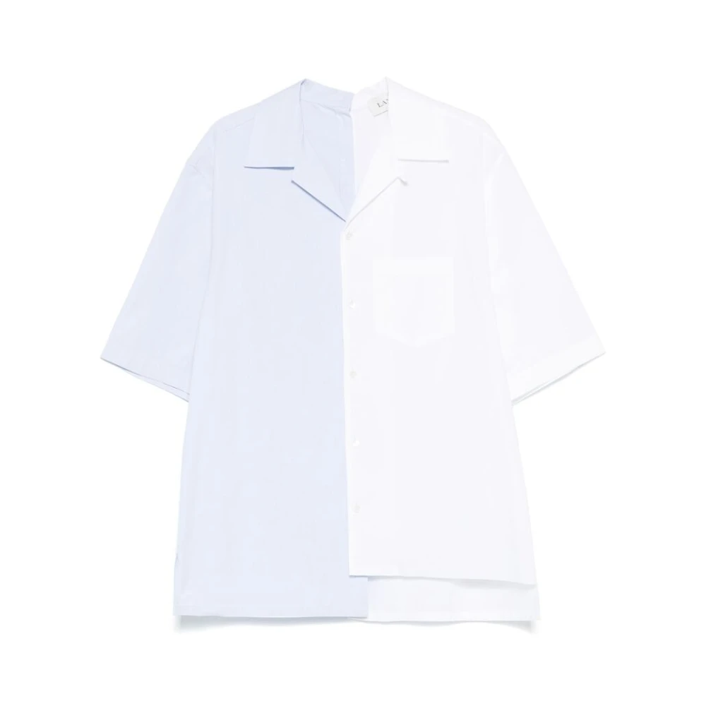 Lanvin Witte Overhemd met Zak White Heren
