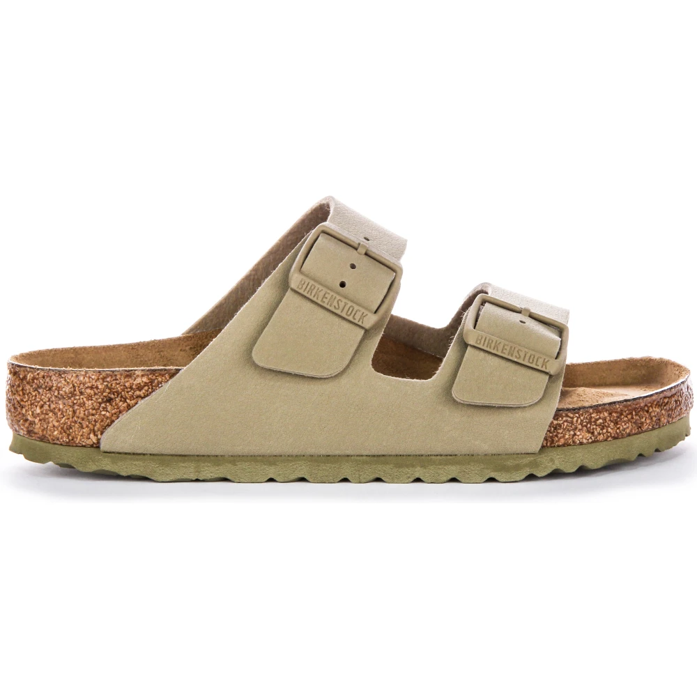Birkenstock Unisex Green Sliders, 7 Uk, Arizona Bs Regular Fit