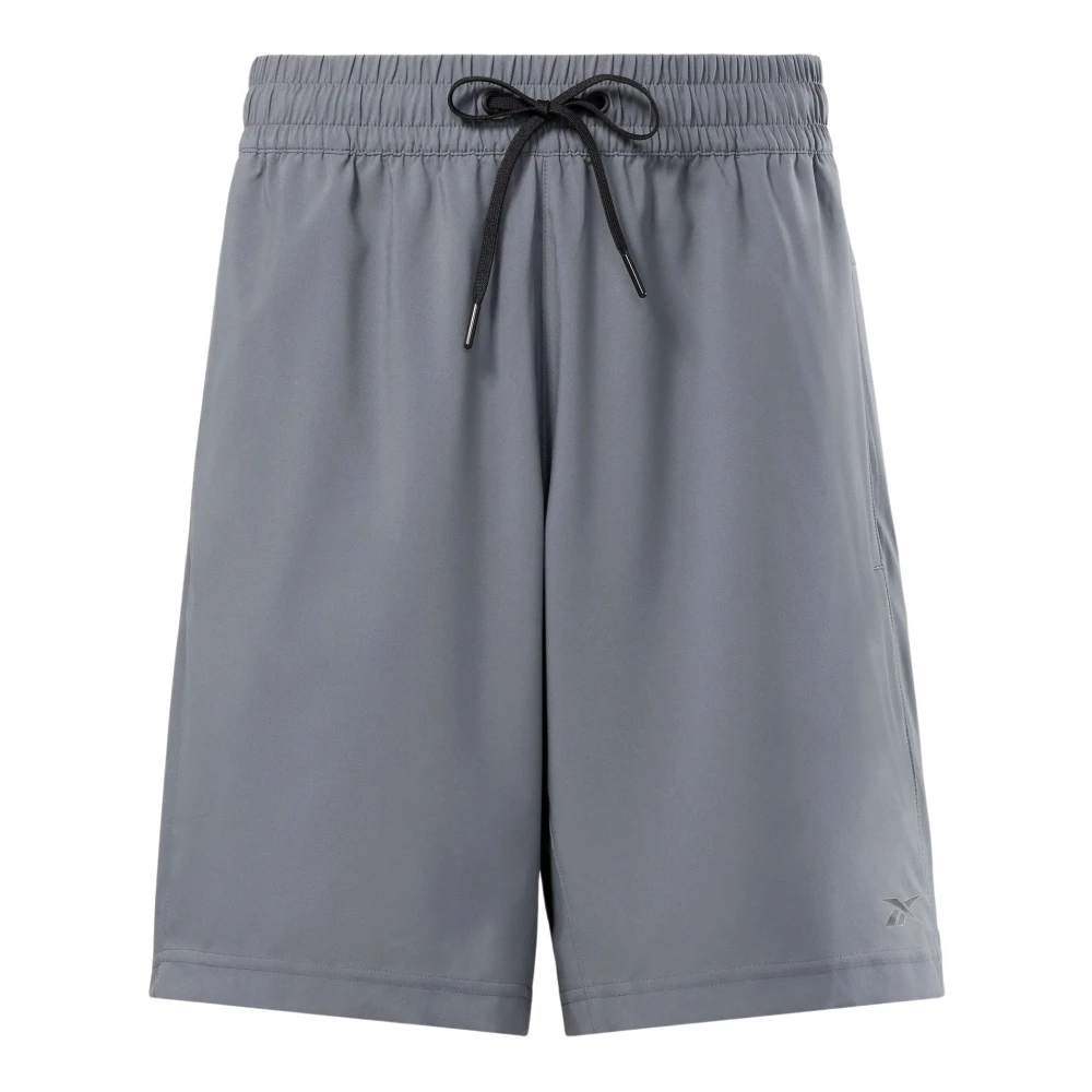 Reebok Geweven shorts voor actieve levensstijl Gray Heren