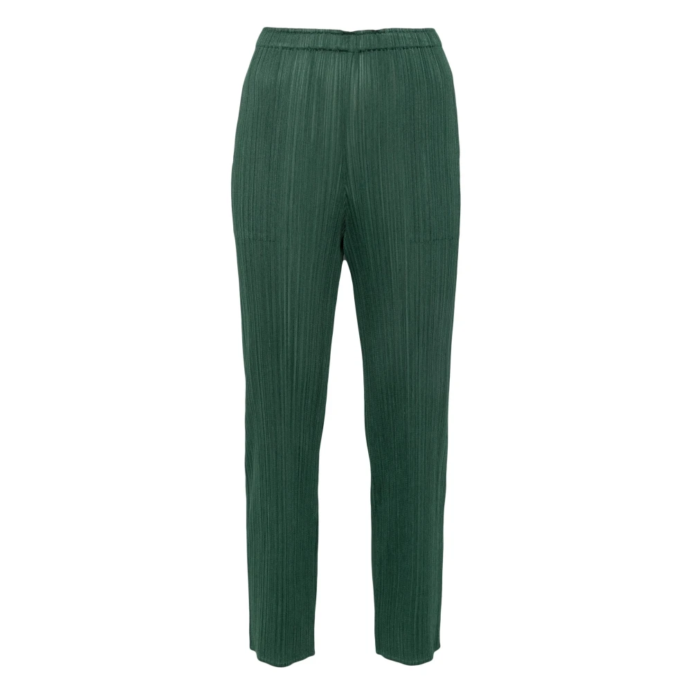 Issey Miyake Stijlvolle broek voor mannen Green Dames