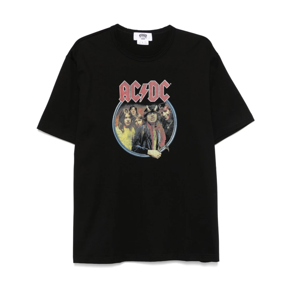 Junya Watanabe Black T-Shirts, Male, L, Crew Neck T-Shirts And Polos