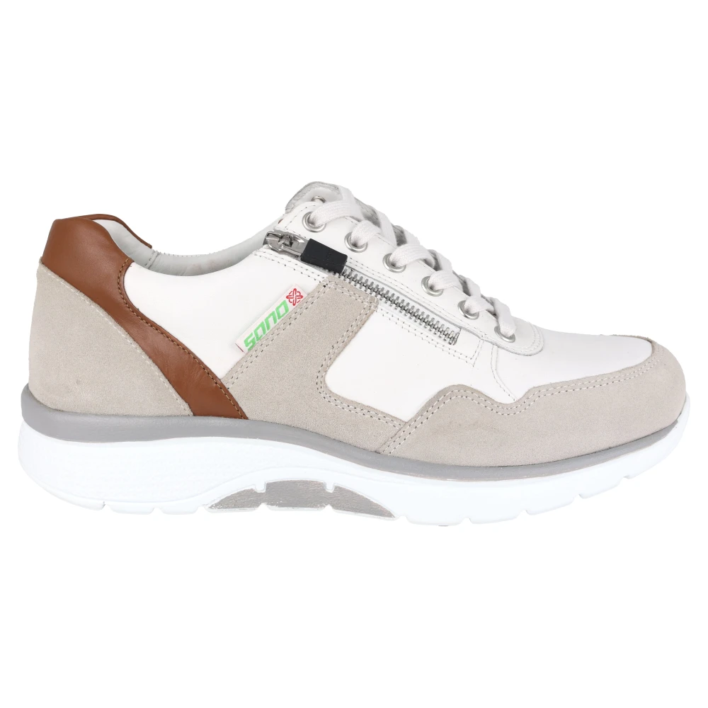 Mephisto Amory Rollende Wandelsneaker Heren Schoenen Grijs