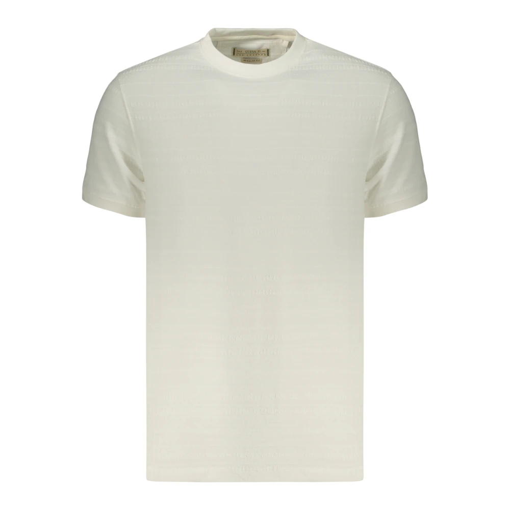 Guess , T-Shirts, Male, White, M, Short-Sleeved T-Shirt