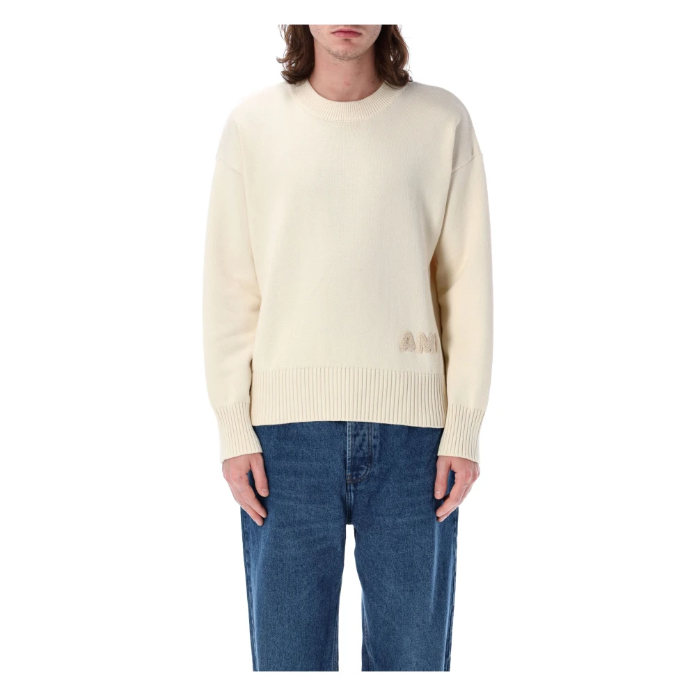 Knitwear > Round-neck Knitwear - - Ami Paris - Modalova