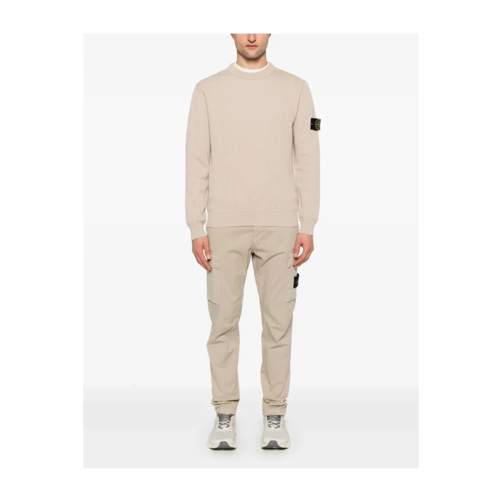 Stone Island Casual Cargo Broek Beige Heren