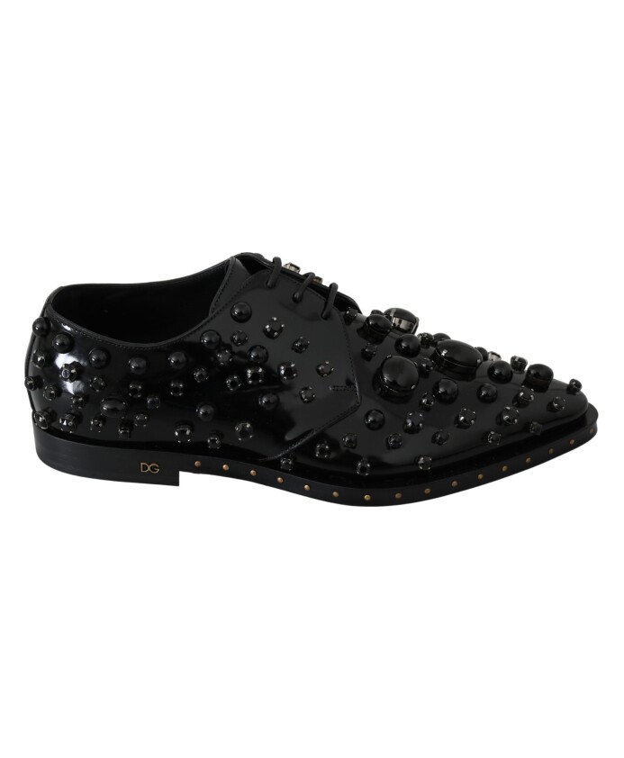 chaussures-robe-en-cuir-noir-avec-cristaux-brogue