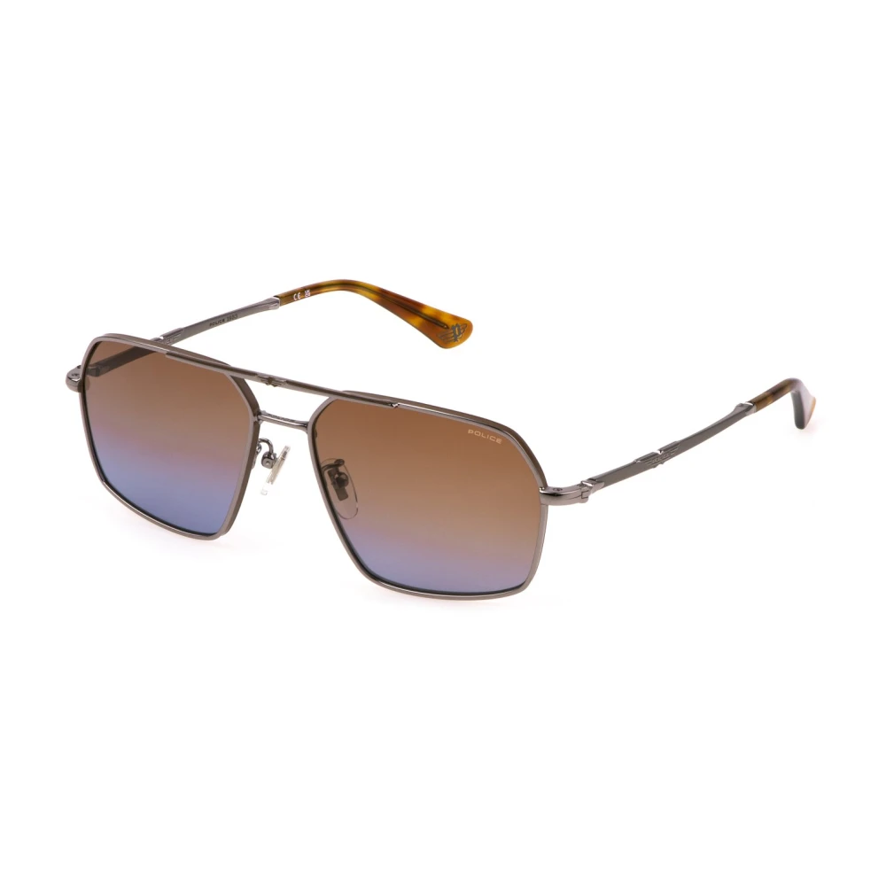 Police Men's Gray Sunglasses, 58 Mm, Stylish Sunglasses In Blue Shade
