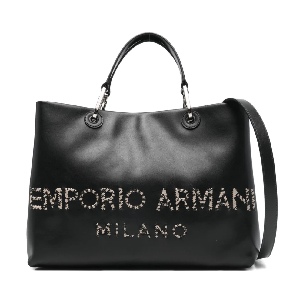 Emporio Armani Women's Black Bags.. - Shopping Bags - One Size - Bags