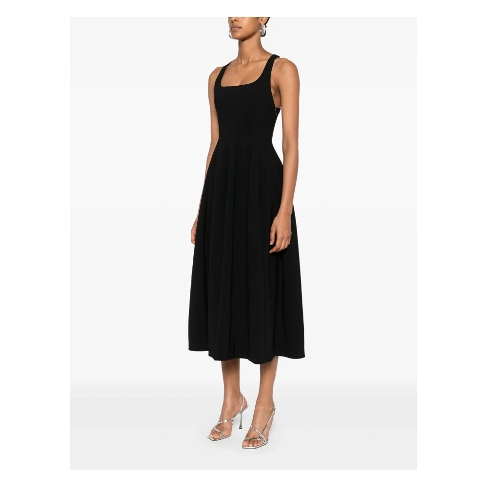 Philosophy di Lorenzo Serafini Elegante Zwarte Jurk Black Dames