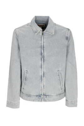 Herringbone Denim Jacka Vintage Stil