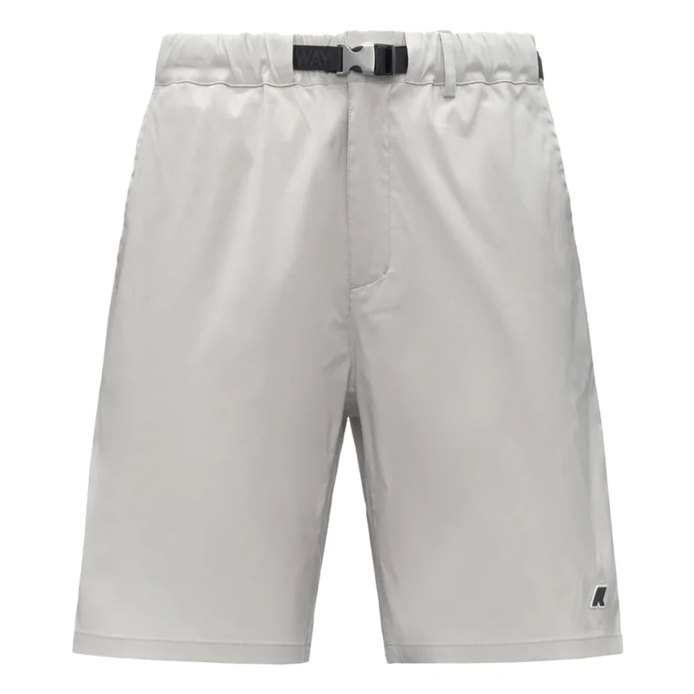 K-Way Men's Beige Casual Shorts, Xl, Bourrier Shorts