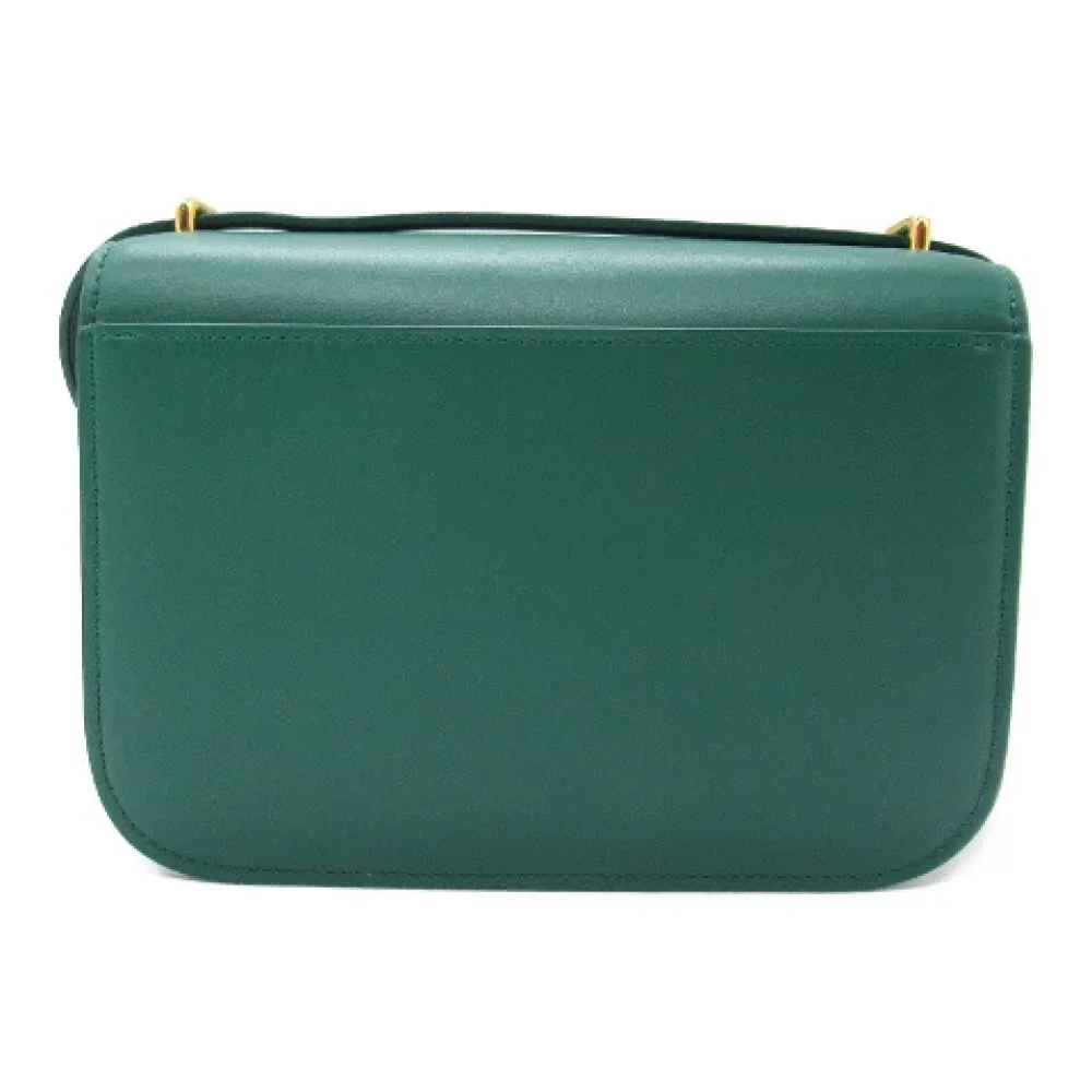 Loewe Pre-owned Leather shoulder-bags Green Dames