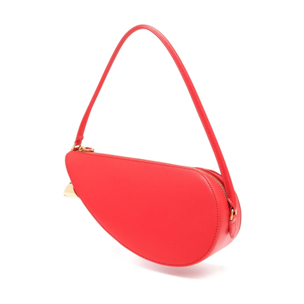 Alaïa Rode Gladde Korrel Leren Handtas Red Dames