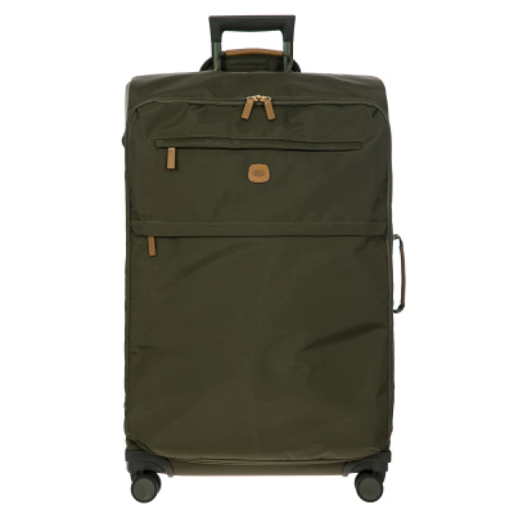 Bric's Unisex Green Suitcase Trolley X-Collection