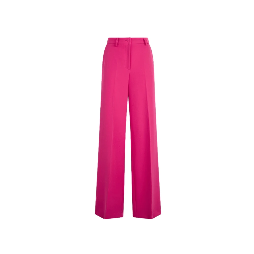Liu Jo Hoge Taille Palazzo Broek Pink Dames