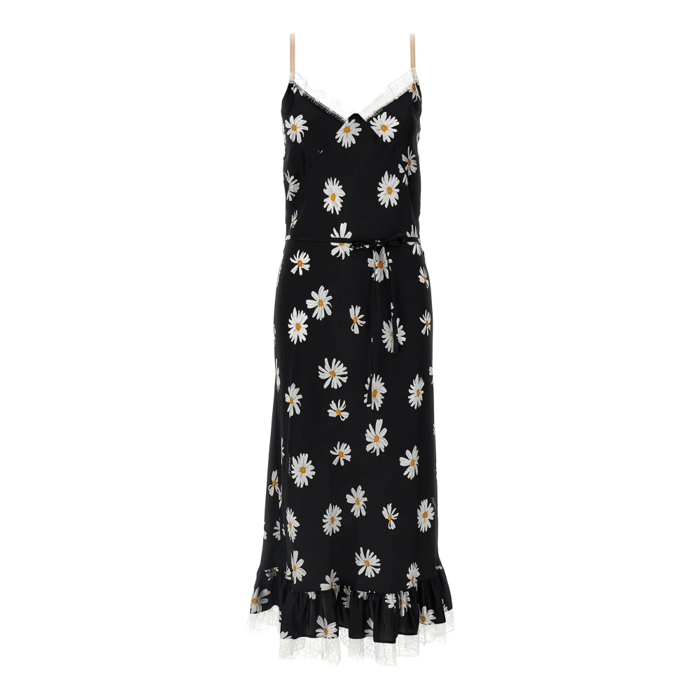 Moschino Women's Black Midi Dresses, M, Lingerie Dress