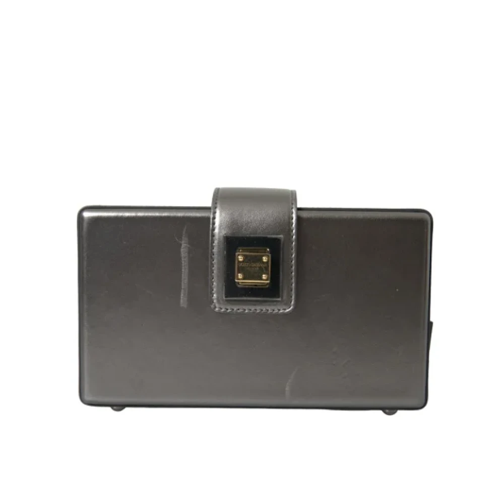 Dolce & Gabbana Pre-owned Fabric shoulder-bags Gray Dames