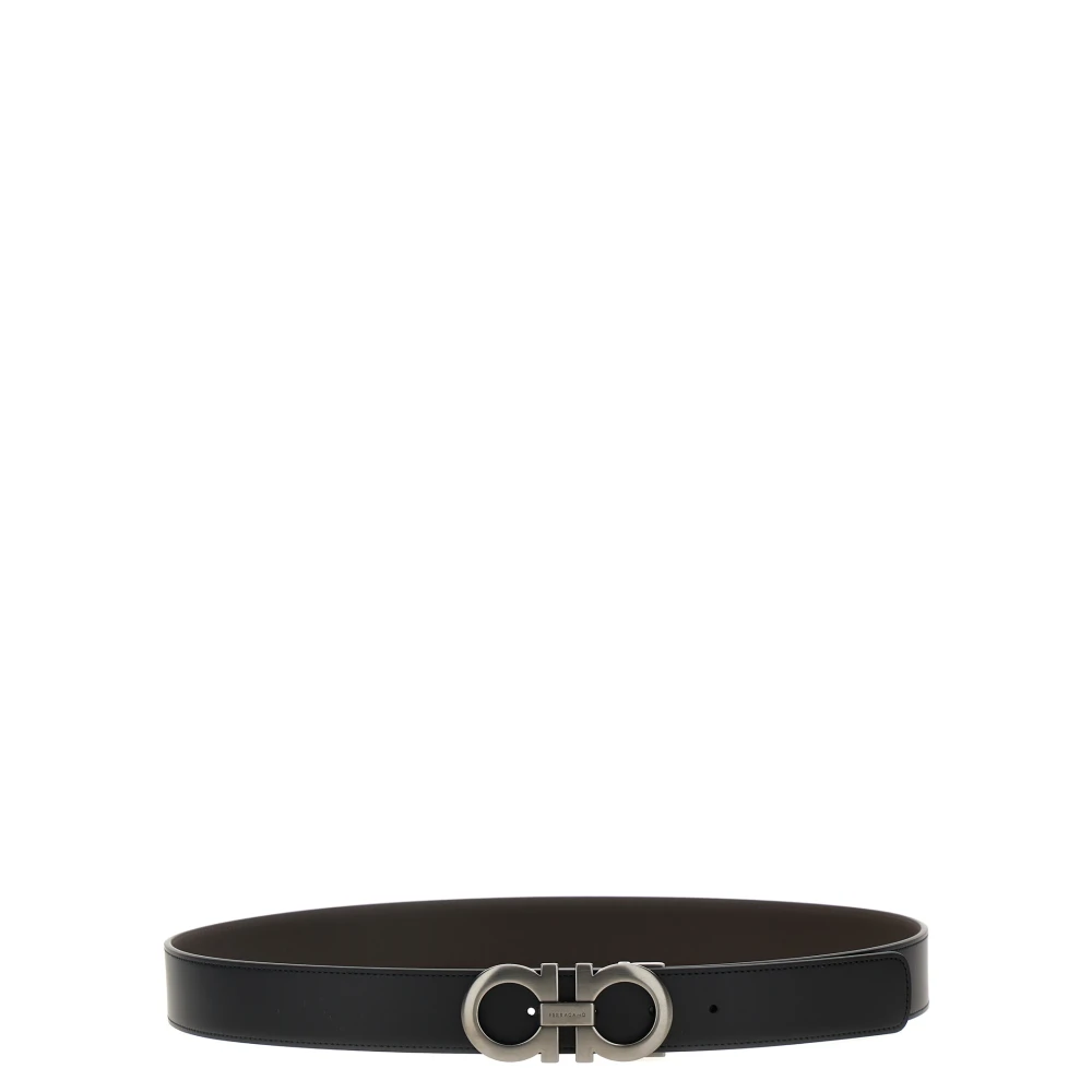 Ferragamo Men's Multicolor Gancini Reversible Belt - Belts - 110 Cm - Accessories