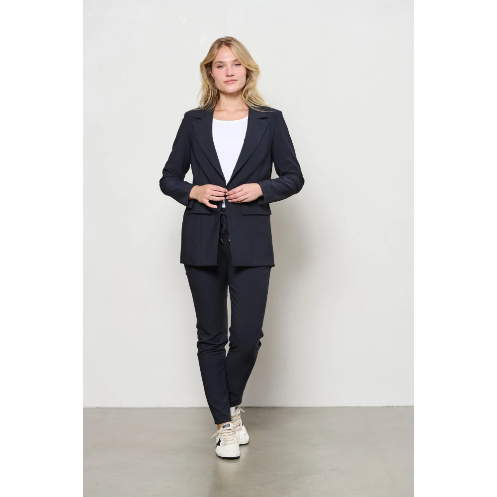 &Co Woman Slim Fit Broek Blue Dames