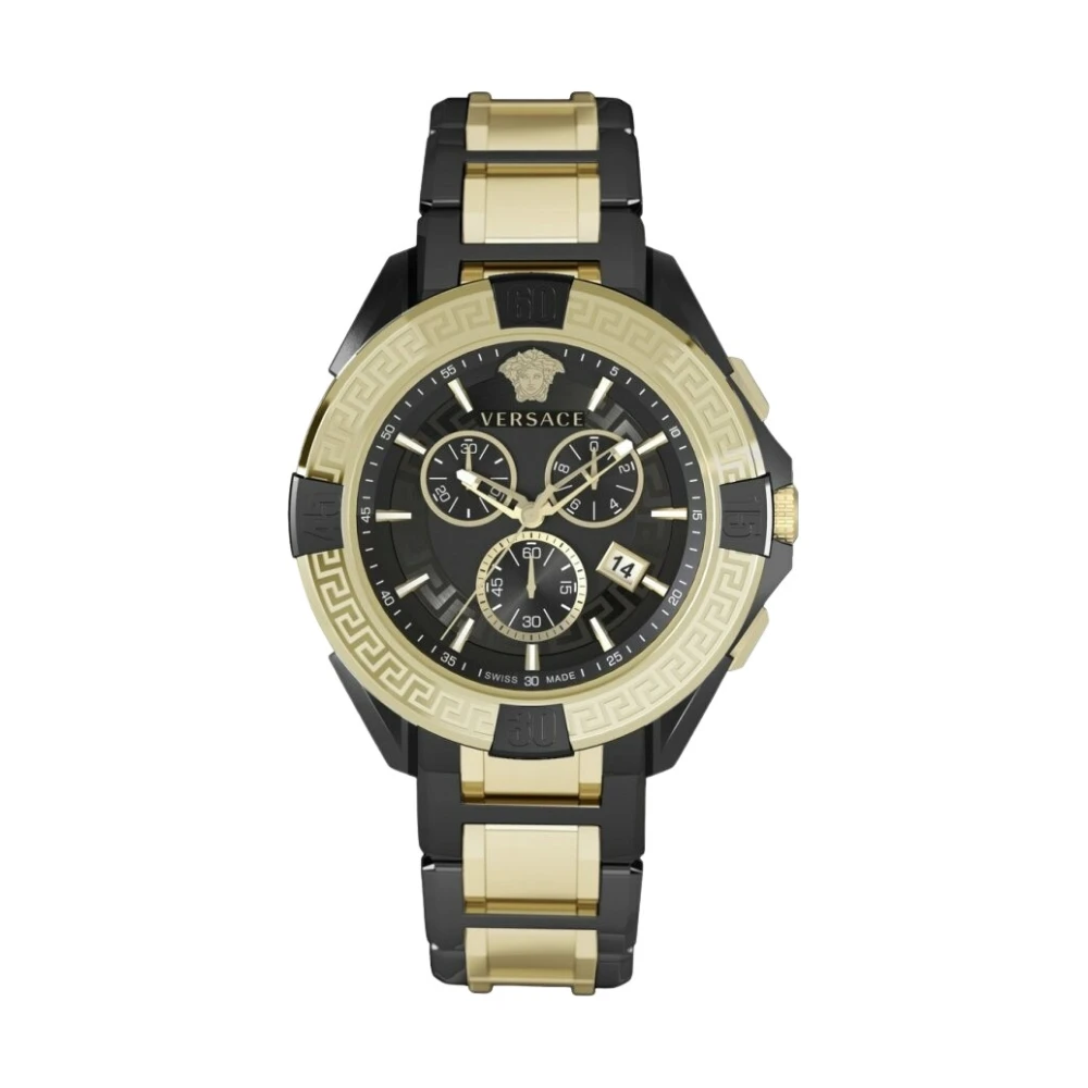 Versace Chronograph Watch - Male - Watches - Black - One Size - Accessories