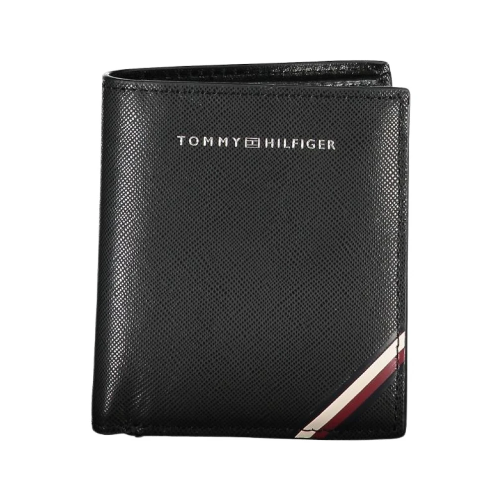Tommy Hilfiger Men's Black Leather Wallet