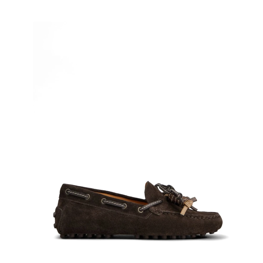 Tod's Women's Brown Sailor Shoes