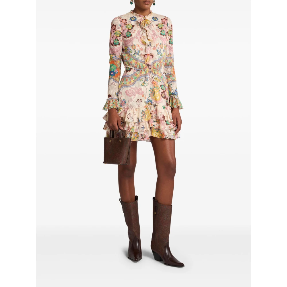 ETRO Stijlvolle Mini Jurken Collectie Multicolor Dames