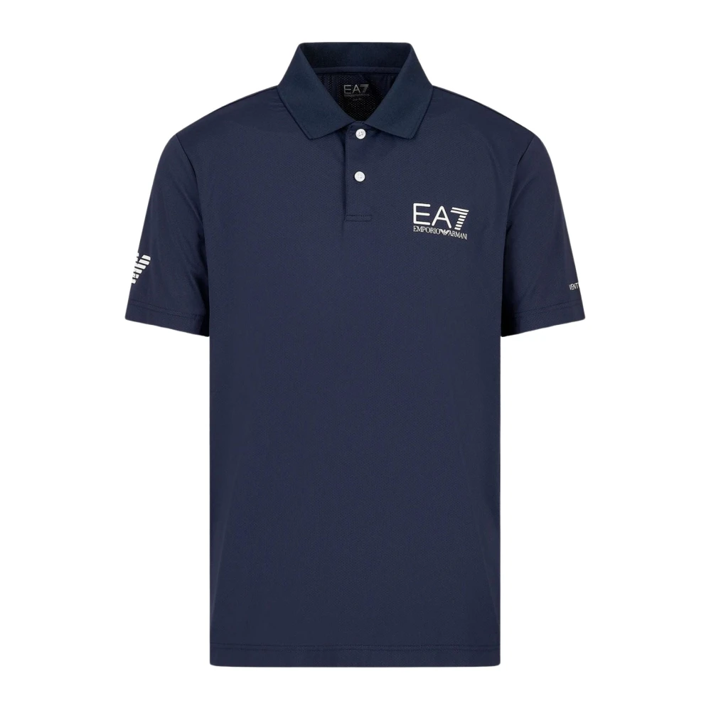 Emporio Armani EA7 Polo Shirts Blue Heren