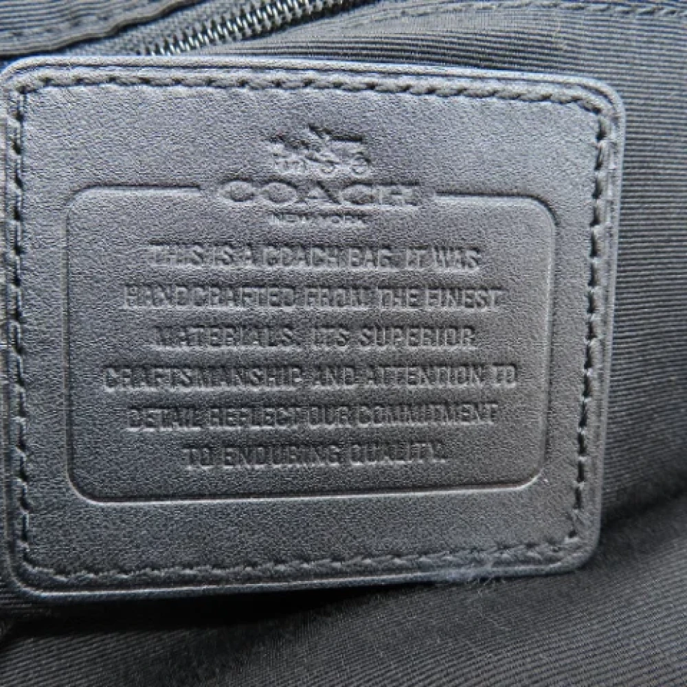 Coach Pre-owned Fabric handbags Black Dames