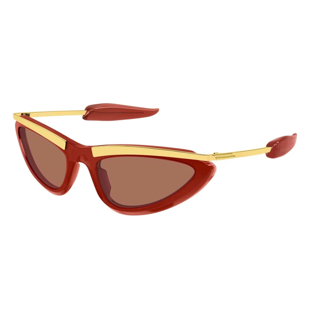 Bottega Veneta Women's Red Sunglasses, 53 Mm, Cat-Eye Sunglasses
