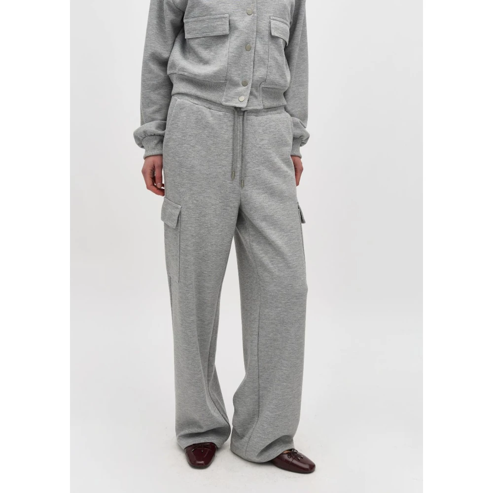 MbyM Grijze comfy cargo broek Casia Gray Dames