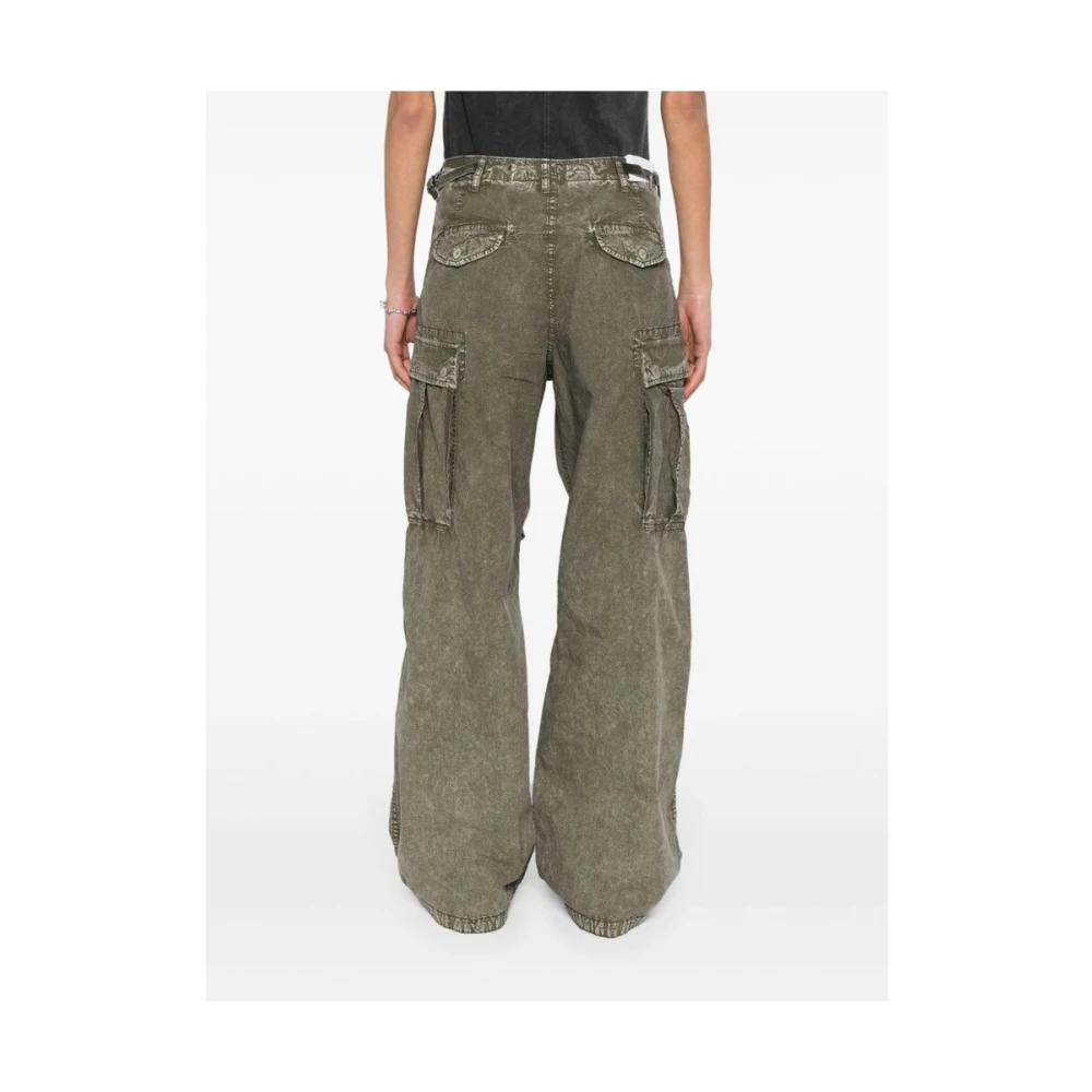 R13 Tapered Trousers Green Dames