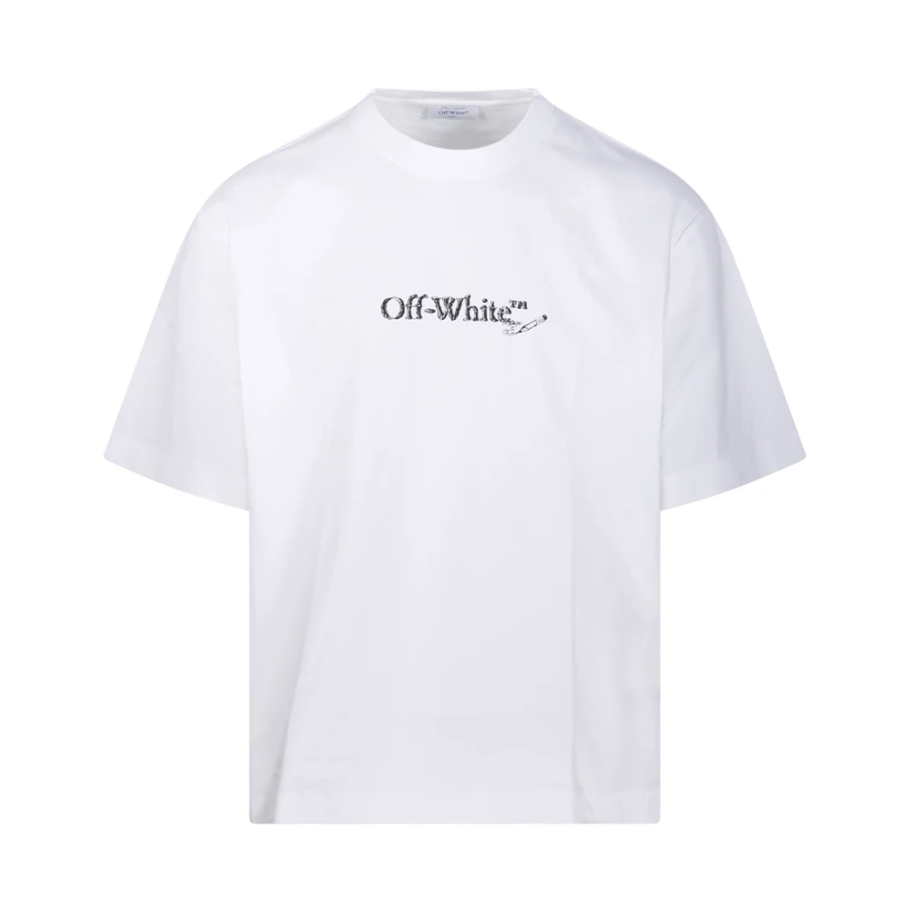 Off White Men's White Scribble Arr Skate S/S T-Shirt