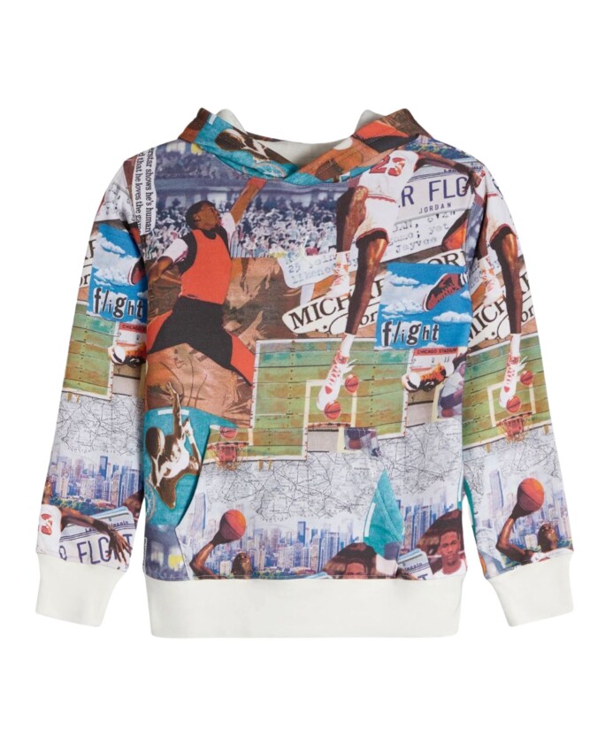 sweat-a-capuche-imprime-journal