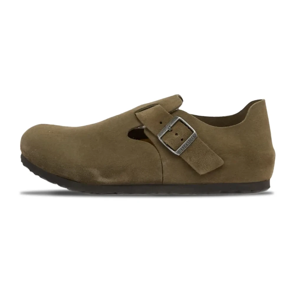 Birkenstock Green London Suede Thyme - Male - Flat Shoes - 10 Uk - Shoes