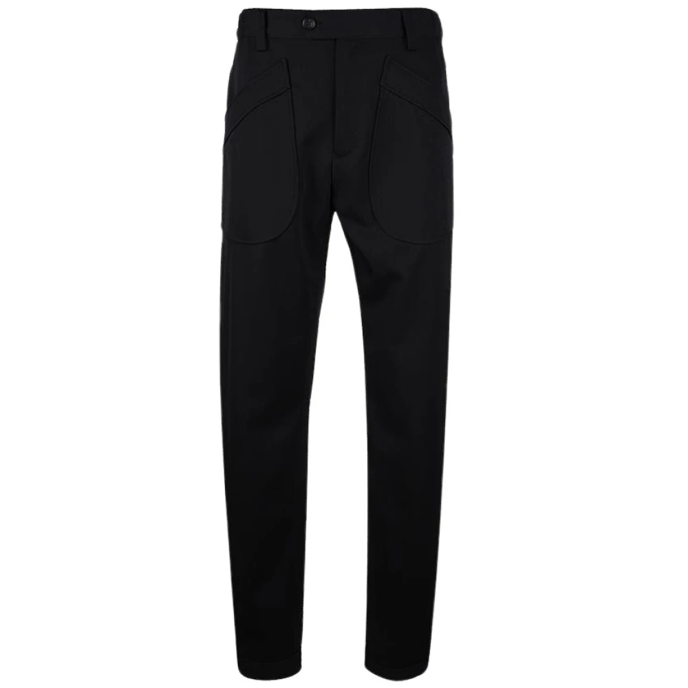 Lanvin Zwarte broek met elastische taille Black Dames