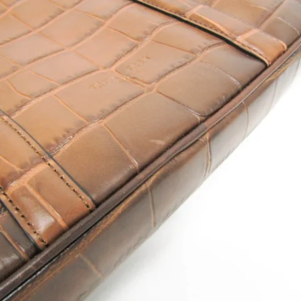 Coach Pre-owned Leather handbags Brown Dames
