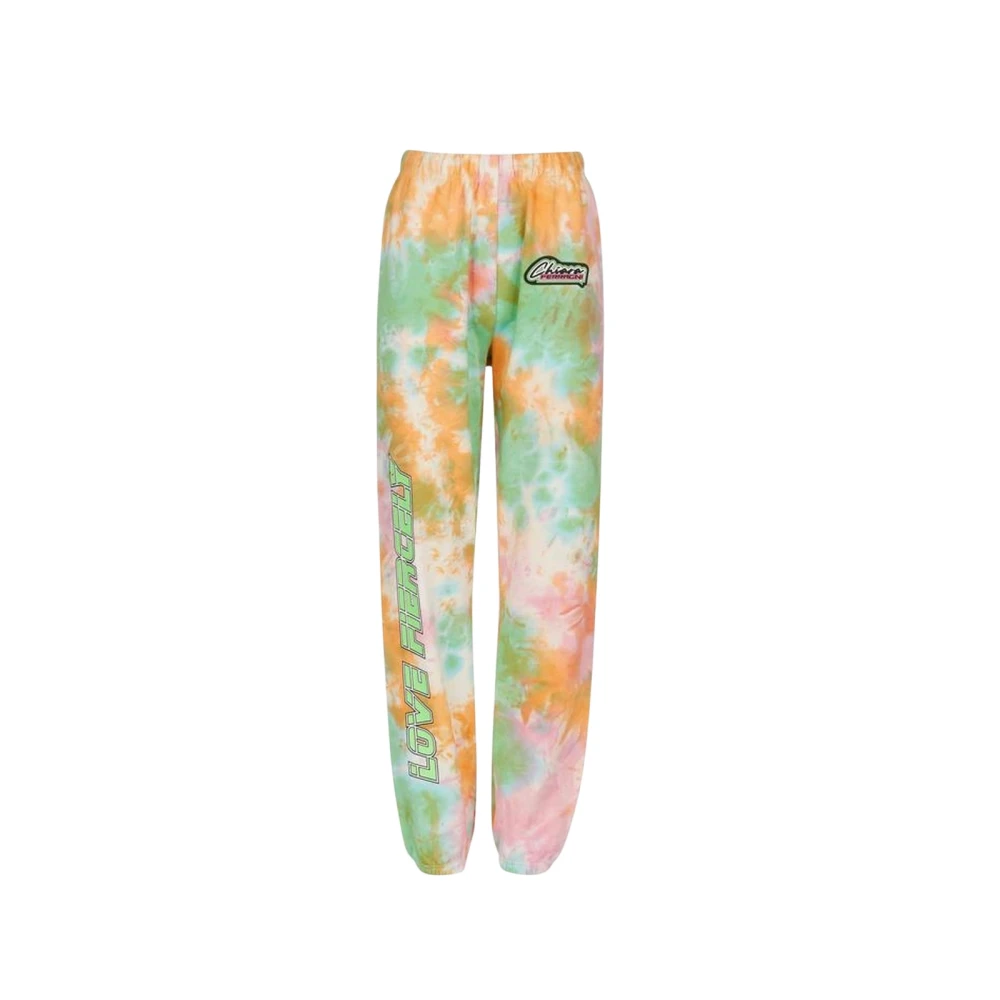 Chiara Ferragni Collection Katoenen Gym Broek Multicolor Dames