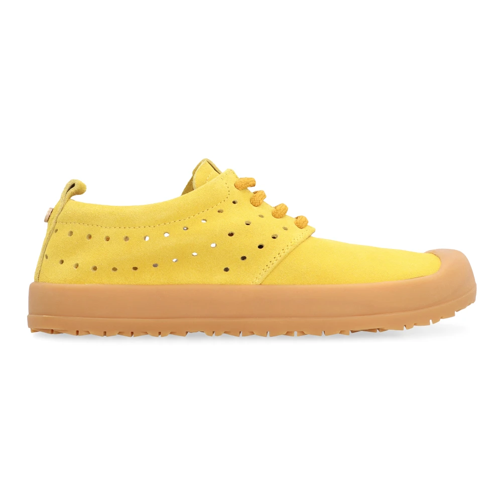Volta Suède Sneakers met Rubberen Neus unisex Schoenen Geel