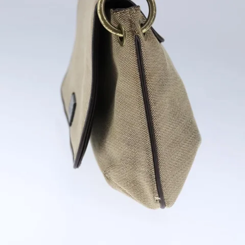 Gucci Vintage Pre-owned Canvas gucci-bags Beige Dames