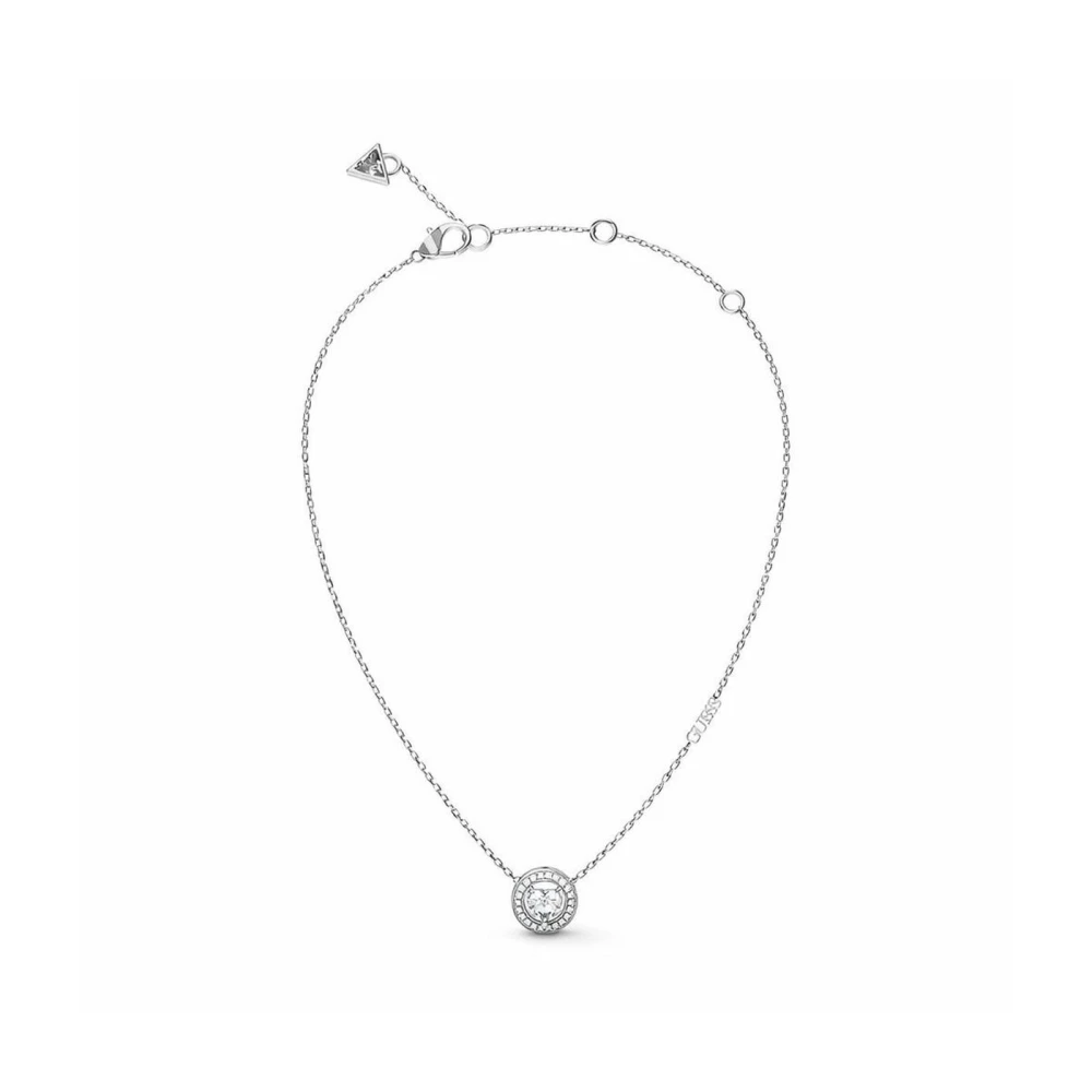 Guess Women's Gray Stainless Steel Necklace