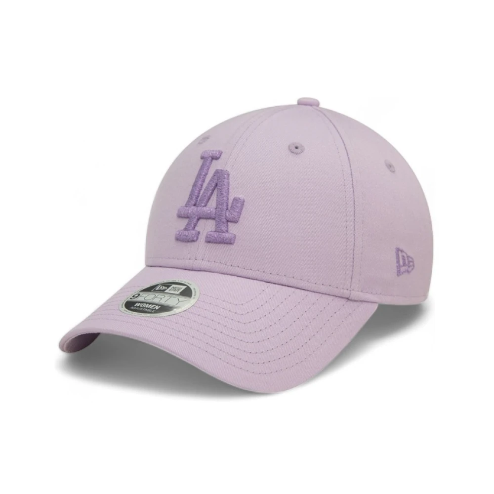 new era Paarse Dodgers Metallic Logo Pet Purple Heren