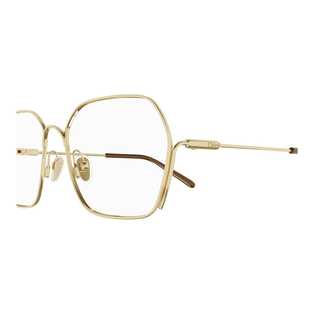 Chloé Gouden Brilmontuur Yellow Unisex
