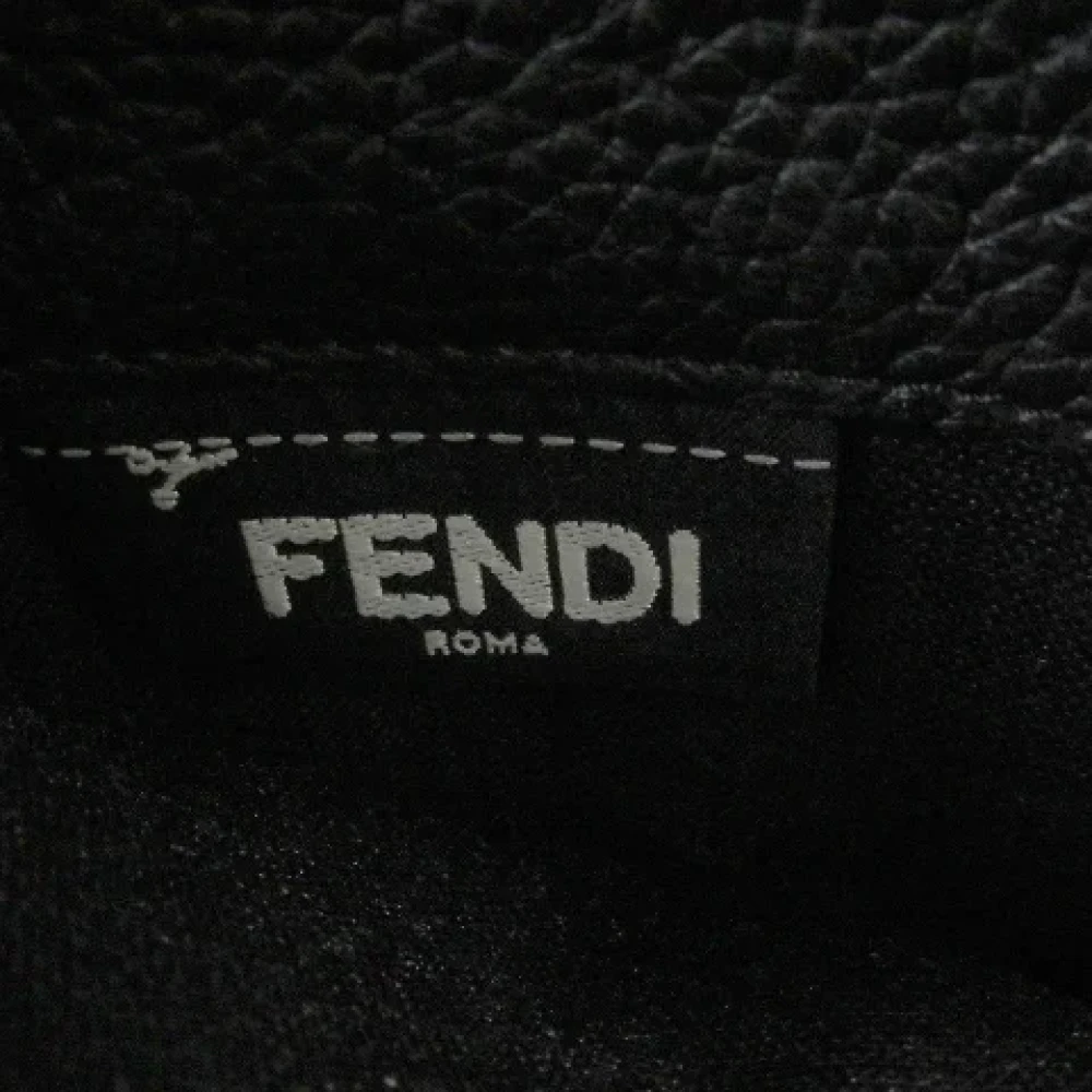 Fendi Vintage Pre-owned Leather wallets Black Heren