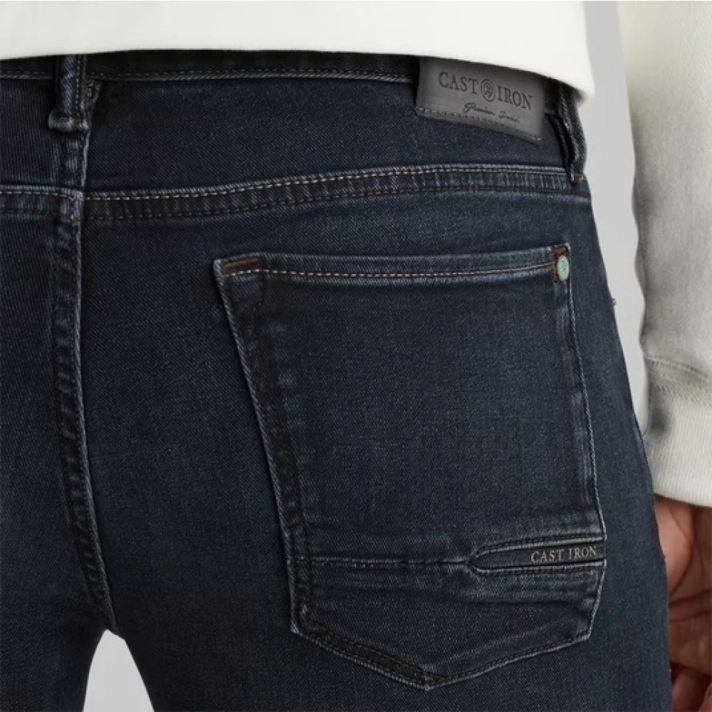 Cast Iron Slim Fit Rock Soft Jeans Black Heren