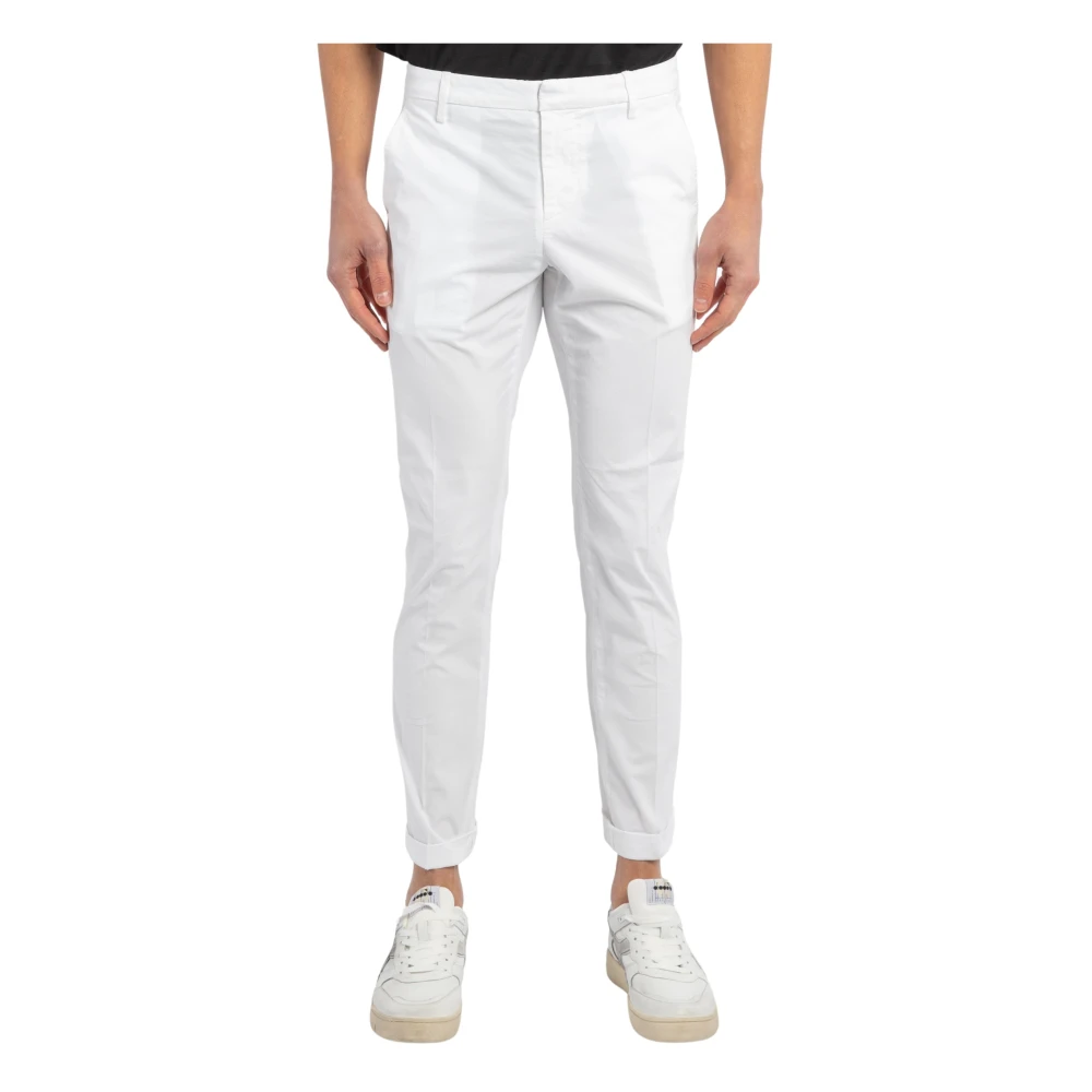 Dondup Slim-fit Trousers White Heren