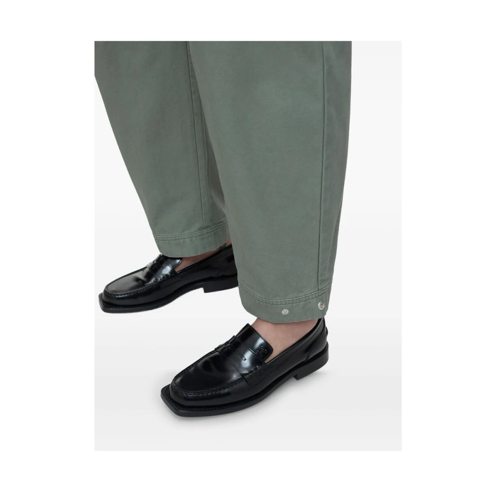 closed Jade Groene Drukknopen Manchetten Broek Green Dames